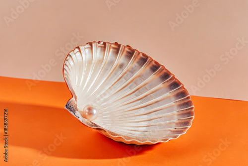 Wallpaper Mural a shell on a table Torontodigital.ca