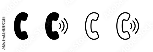 Call icon vector illustration. telephone sign and symbol. phone icon. contact us