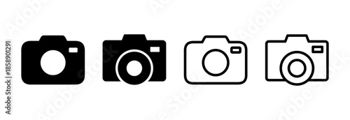 Camera icon vector illustration. photo camera sign and symbol. photography icon.