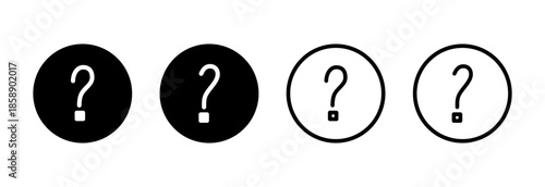 Question icon vector illustration. question mark sign and symbol