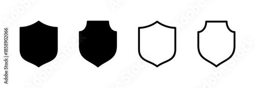 Shield icon vector illustration. Protection icon. Security sign and symbol