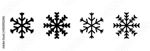 Snow icon vector illustration. snowflake sign and symbol