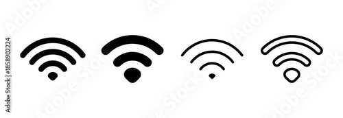 Wifi icon vector illustration. signal sign and symbol. Wireless  icon