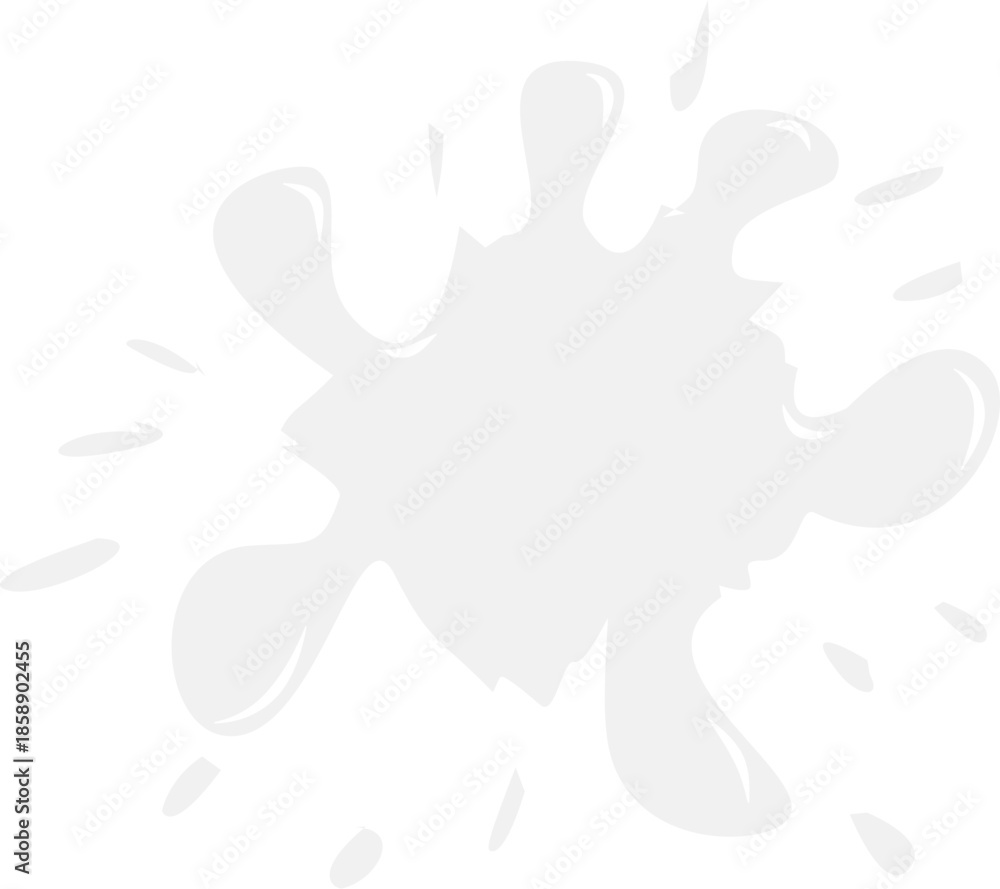 Obraz premium White paint splatter illustration