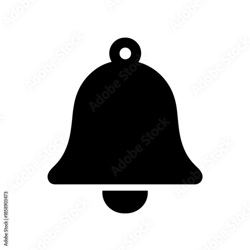 Muted Notification Bell Icon for Silent Mode and No Alerts Vector