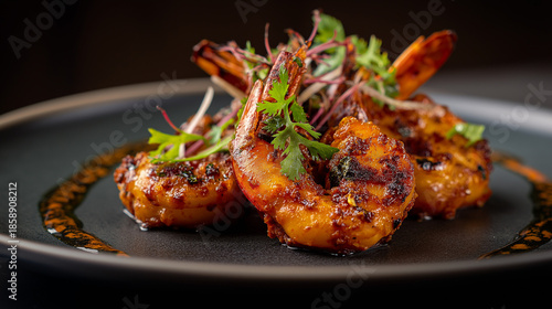 Tandoori prawns