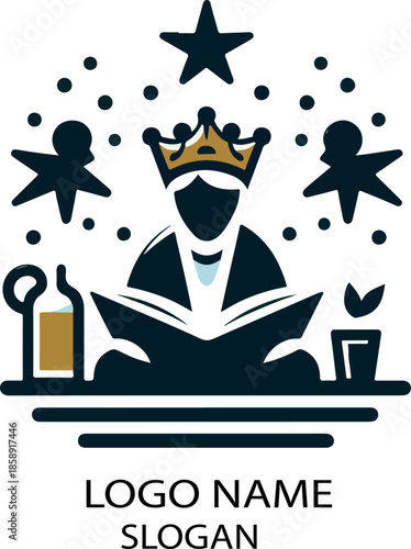 Epiphany logo  icon vector white background .