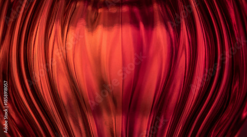 red maroon ribbed glass  gradient background.