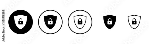 Security icon logo design. protection icon. privacy. vpn
