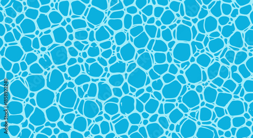 A vibrant vector illustration depicts the mesmerizing, rippling surface of the sea, creating a seamless background perfect for summer-themed designs and aquatic concepts.