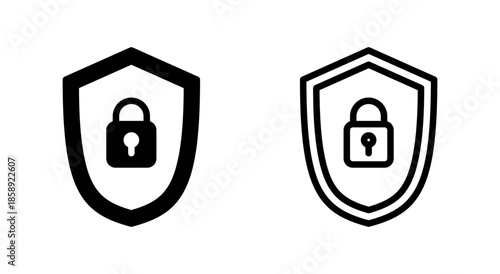 Security icon symbol for apps and websites. protection icon. privacy. vpn