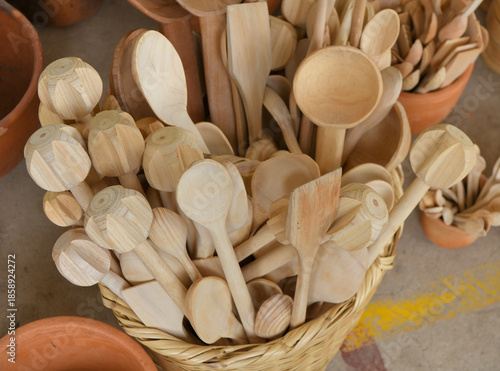 hand crafted wooden spoons