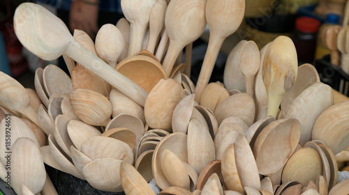 hand crafted wooden spoons