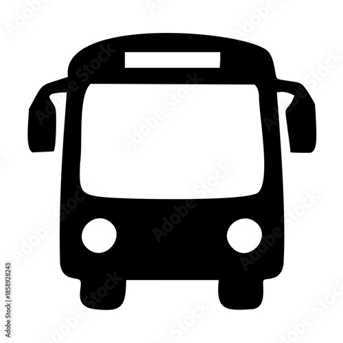 バスの交通アイコン　Bus Transportation Icon