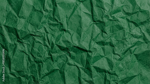 green wrinkle paper texture background