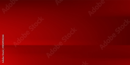 Wall interior background, studio  and backdrops show products.with shadow from window color Red background for text insertion and presentation product