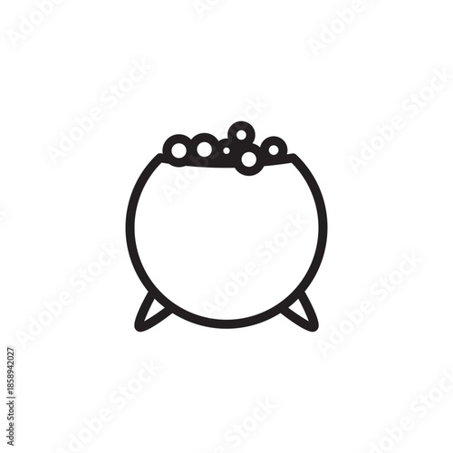 Cauldron with Potion Doodle Element