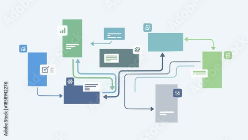 Workflow Diagram Illustrating Interconnected Processes and Data Flow.