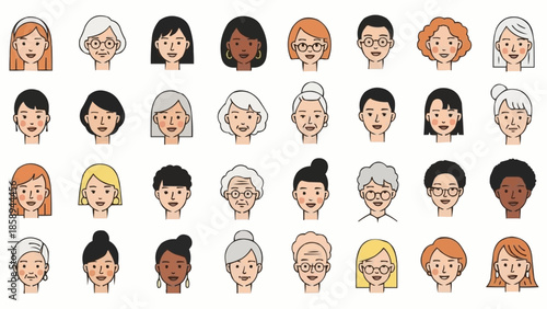 Diverse Faces - A Collection of Womens Portraits.