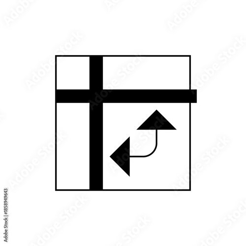 Stylized Representation of a Pivot Table Interface with Data Manipulation Arrows Indicating Adjustment or Reshaping Options