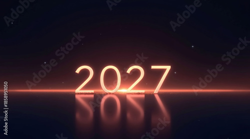Conceptual New Year 2027 Threshold Luxury Design
