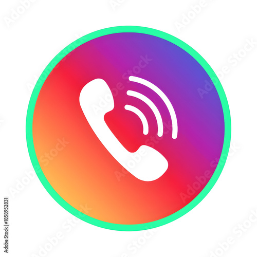 3D call new i con png 