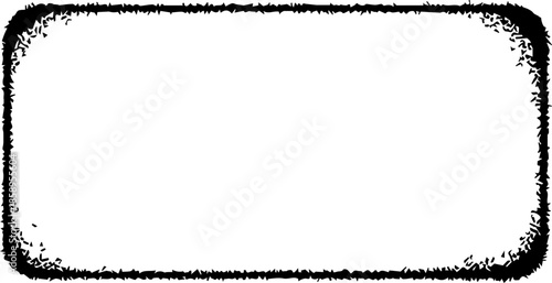 Minimalist Rectangle Frame with Grainy Stippled Gradient Texture Border for Modern Layouts