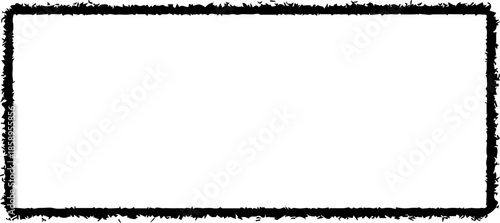 Soft stippled dotwork border around a horizontal rectangular frame, black and white gradient texture design