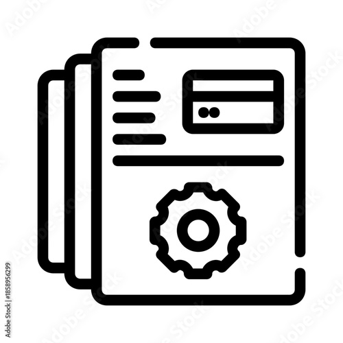 Documents displaying card information, perfect for financial, security, fraud, banking, and personal data themes in websites, articles, and presentations.
