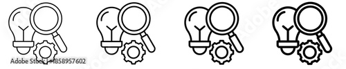 R&D Lab  Icon Set Different Style Collection