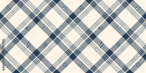 Elegant navy blue and cream checkered pattern for stylish textile and wallpaper designs.
