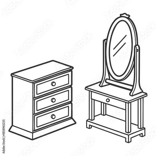 Classic bedroom furniture set