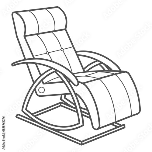 Comfortable rocking chair