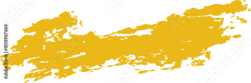 Abstract Gold Brush Stroke Design Element