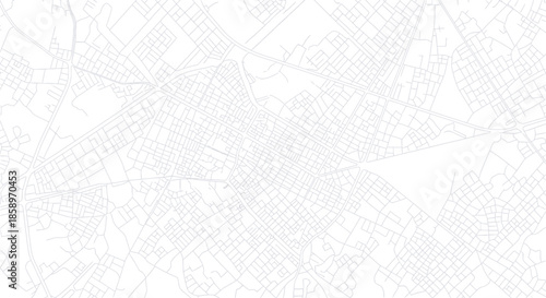 A subtle and clean abstract vector background featuring a minimalist city map grid pattern, perfect for modern design projects and digital presentations.
