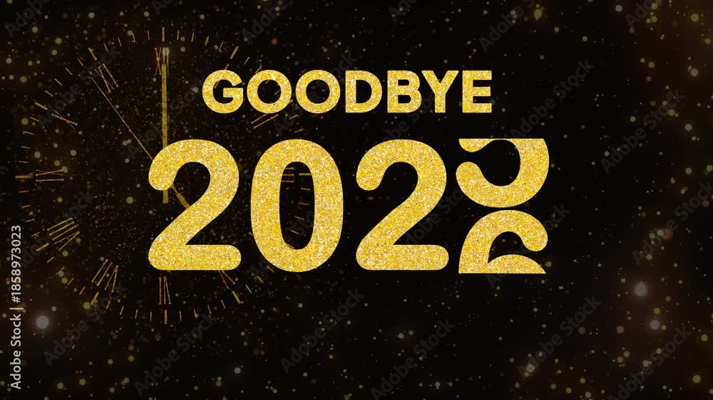 Goodbye 2025 Welcome 2026 . Happy New Year 2026 Countdown Animation ...