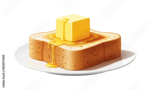 piece of cake on a plate