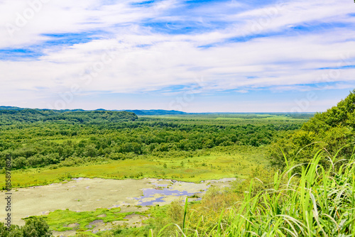 釧路湿原　塘路・サルルン展望台より
