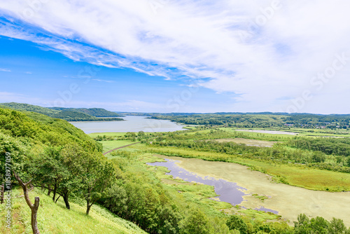釧路湿原　塘路・サルルン展望台より
