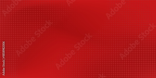 Red diagonal geometric shape with halftone. Modern fiber textured vector eps 10