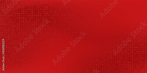 Red diagonal geometric shape with halftone. Modern fiber textured vector eps 10