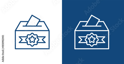 Electoral Outline, with light and dark background