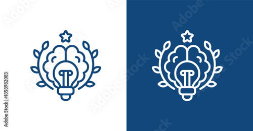 Strategies Outline, with light and dark background