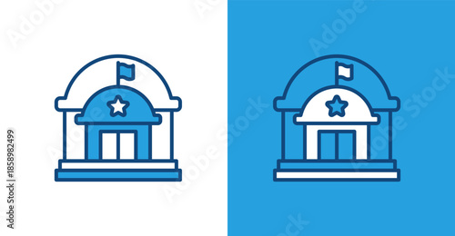 Legislative Color Outline, with light and dark background