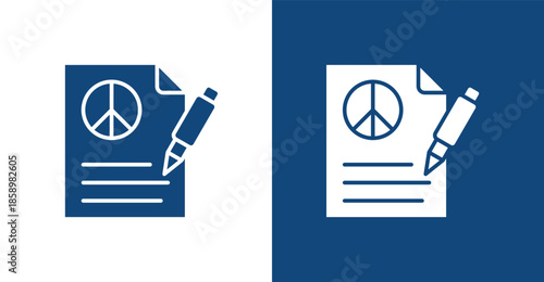 Treaty Glyph, with light and dark background