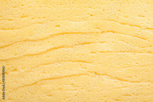 卵焼きの断面のマクロ質感背景