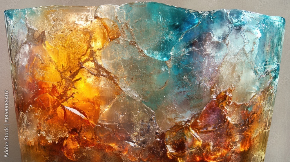 Naklejka premium Abstract Crystal Texture