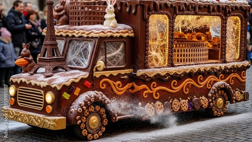 Edible Chocolate Truck Parade Float Festival Decor