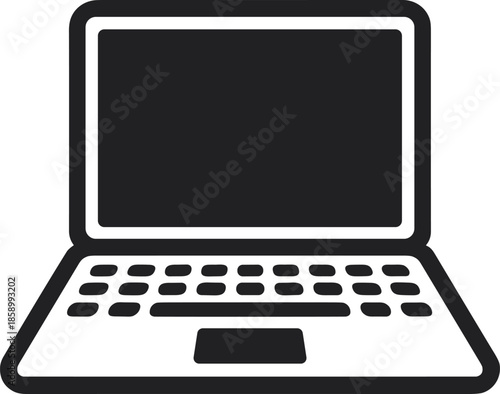 laptop icon vector illustration