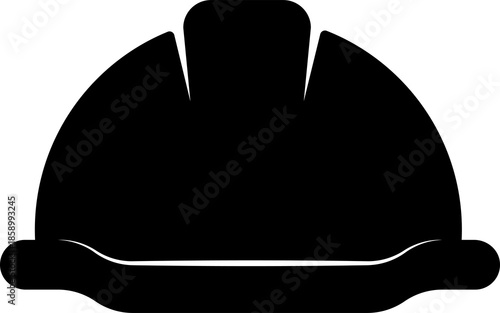 Safety helmet silhouette transparent PNG. Safety helmet vector illustration. Engineer's helmet PNG. Safety helmet symbol. Safety helmet silhouette.